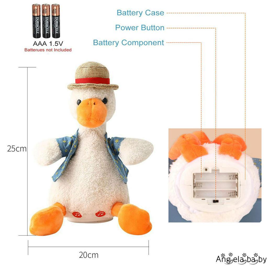 Đồ chơi vịt nhồi bông biết nói đáng yêu cho bé