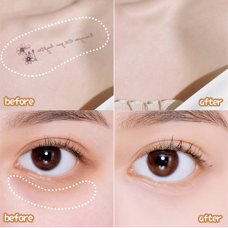 Bút Che Khuyết Điểm 3 Màu Che Phủ Đốm Mụn/Sốm/Mồ Hôi Chống Nước Chống Mồ Hôi Lâu Trôi Tự Nhiên Không Vón Cục
