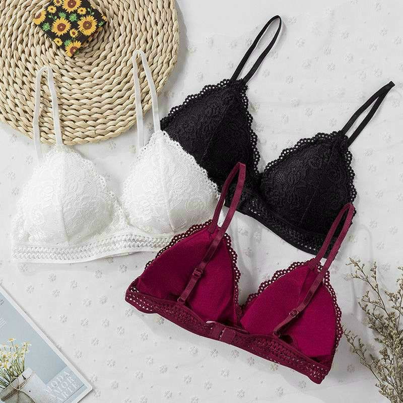 Áo bra dây ren cài sau mút đệm mỏng - áo lót nữ mặc nhà [Br21] | BigBuy360 - bigbuy360.vn