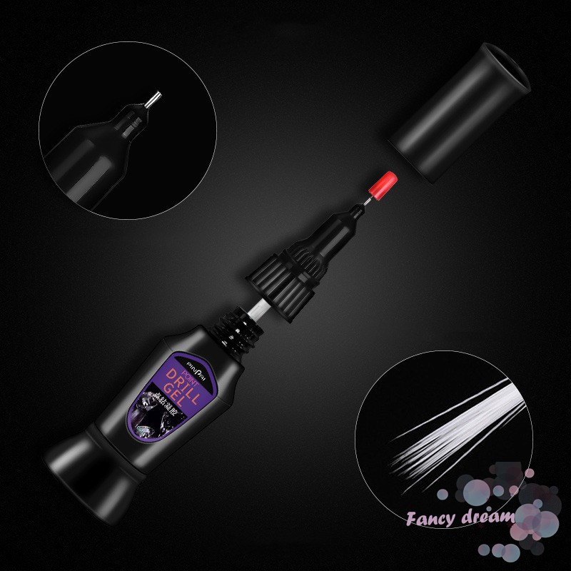 Keo dán móng UV Acrylic 10ml thiết kế đầu kim tiện dụng