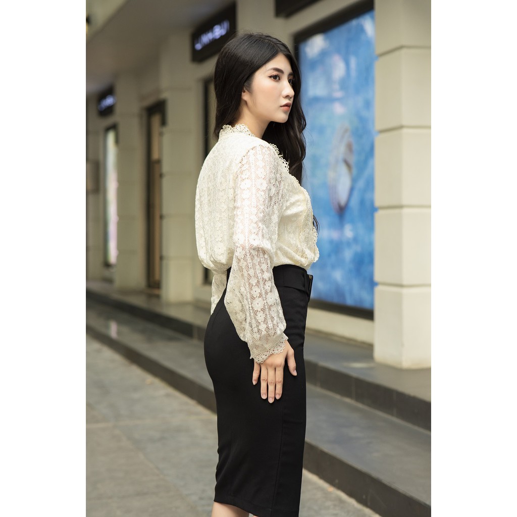 [Giá Hủy Diệt] Chân váy công sở nữ, chân váy bút chì, kèm đai, dáng dài, xẻ trước | BigBuy360 - bigbuy360.vn