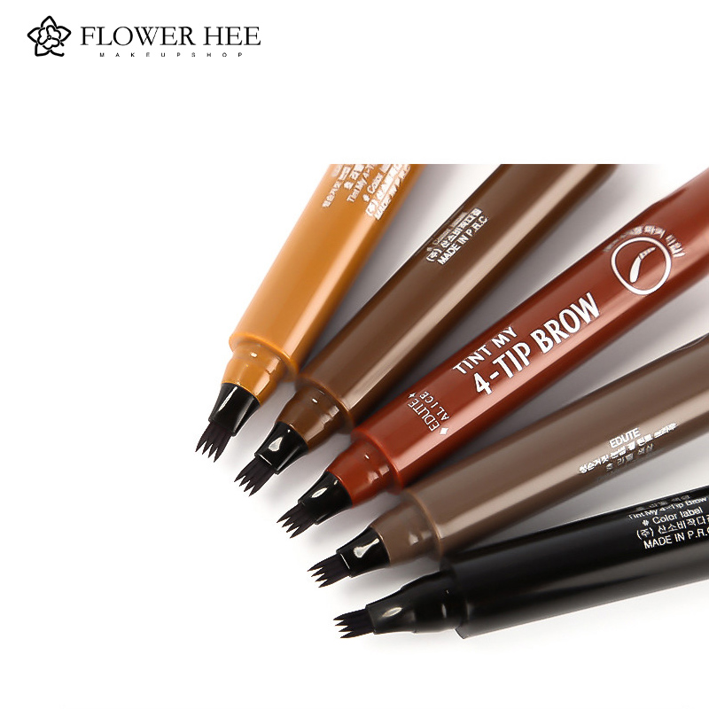 [Hàng mới về] Chì kẻ mày dạng lỏng 5 màu 4D thiết kế 4 ngàm kháng nước và mồ hôi phong cách Hàn Quốc | BigBuy360 - bigbuy360.vn