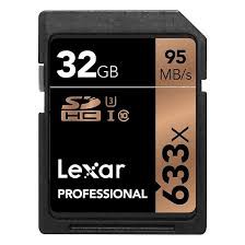 Thẻ nhớ SDHC Lexar  95MB 633X 32GB