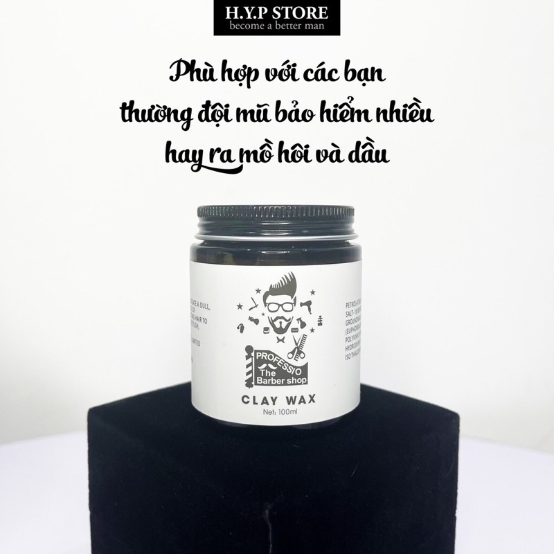 Sáp Vuốt Tóc Claywax Chính Hãng Cao Cấp Dành Cho Nam 100g