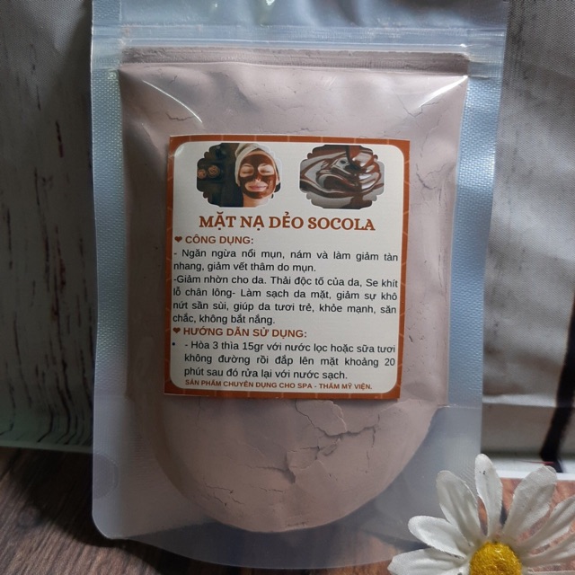 100gr Bột mặt nạ Dẻo Sôcla handmade