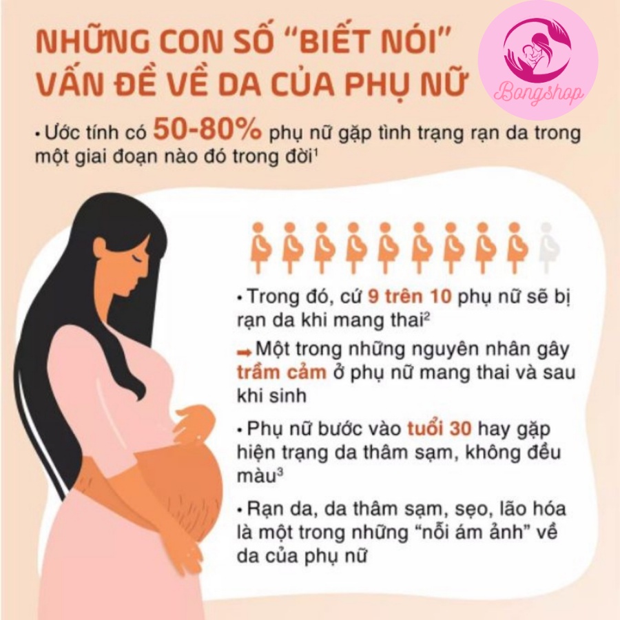 [Hàng Chính hãng] Bio-Oil - Dầu dưỡng giảm rạn da và làm mờ sẹo hữu hiệu cho mẹ Bầu - 60ml/125ml