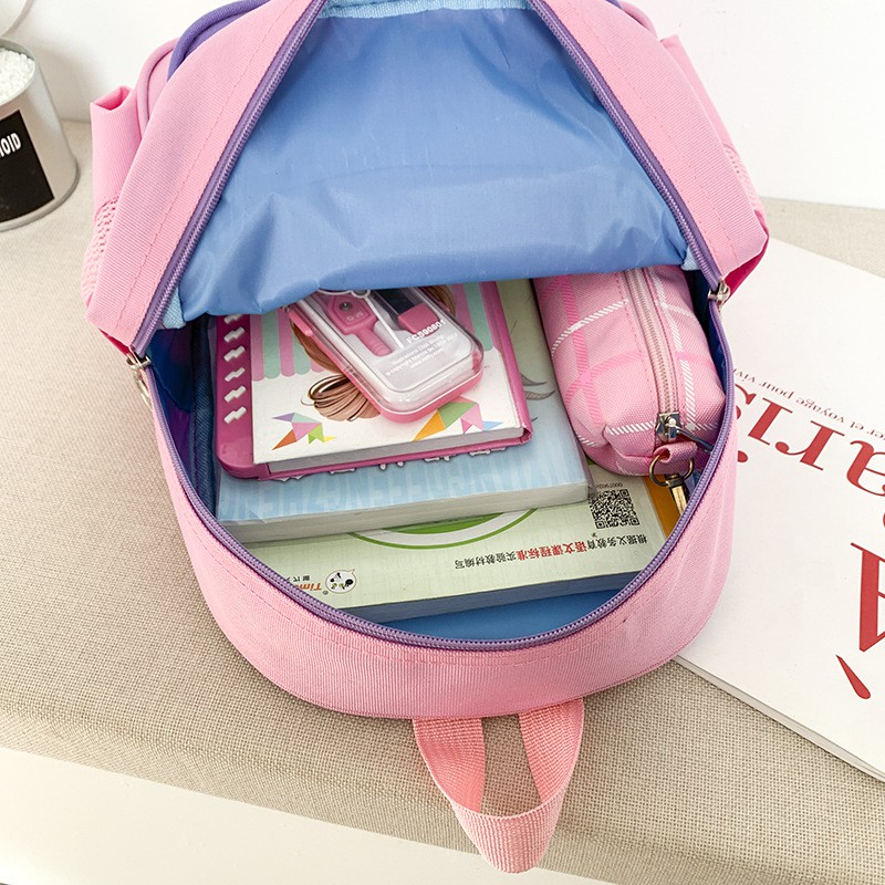 Balo cho bé mầm non tiều học từ 1-6 tuổi họa tiết ngựa Pony chống thấm nước chất liệu an toàn cho bé PK57