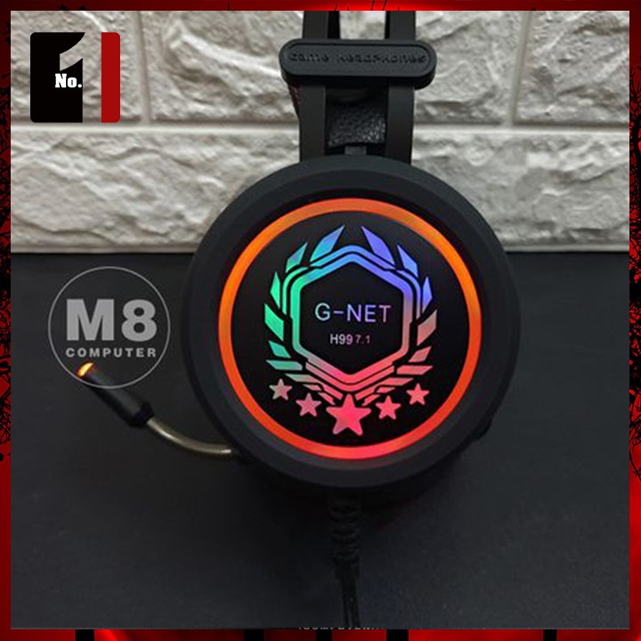 Tai Nghe Gaming LED Chụp Tai Headphone Có Dây GNet H99 - Tai Nghe Game Thủ Có Mic Máy Vi Tính Laptop Pc | BigBuy360 - bigbuy360.vn