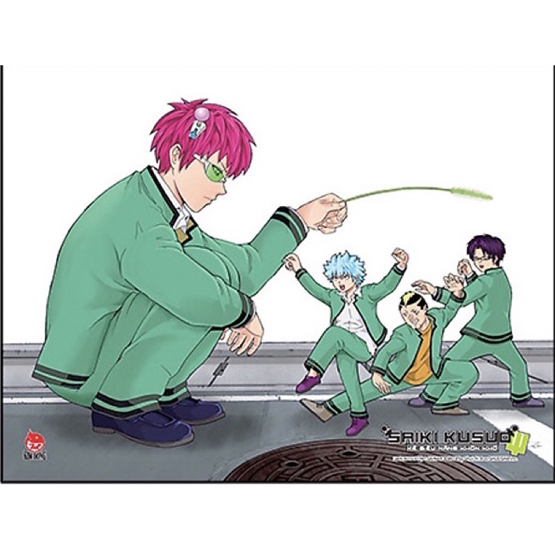 Card bo góc Saiki Kẻ siêu năng khốn khổ 20 (kèm manga)