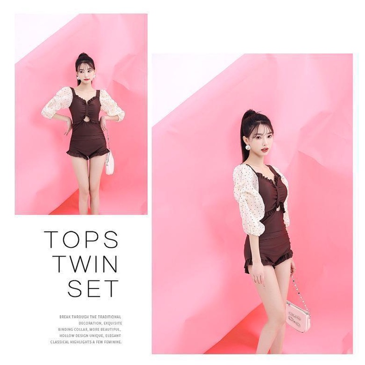 Bộ Đồ Bơi Một Mảnh Phong Cách Mori Mẫu Mới Thời Trang Mùa HèCho Nữ