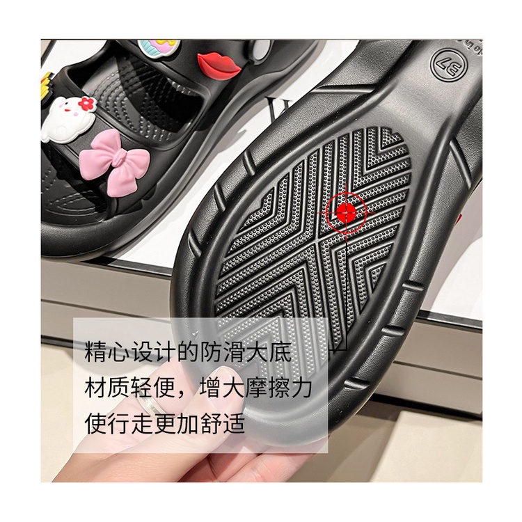 Dép Sandal Nữ Đế Dày Chống Trượt Thời Trang Mùa Hè Tth084