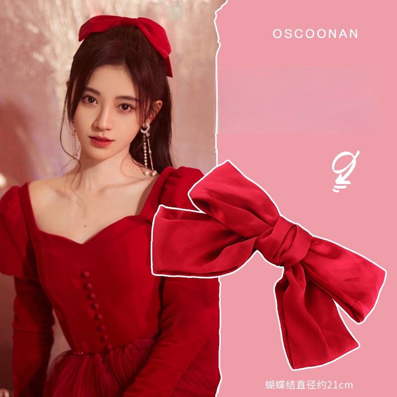 Kẹp Tóc Nơ Đen Xinh Xắn Hợp Thời Trang Cho Bé Gái
