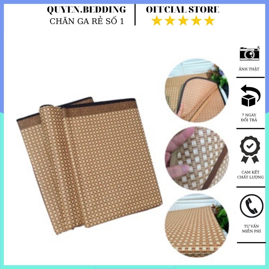 Chiếu điều hòa chiếu mây điều hòa chất liệu sợi mây xuất khẩu chiếu dày dặn thoáng mát phù hợp dùng cho mùa hè