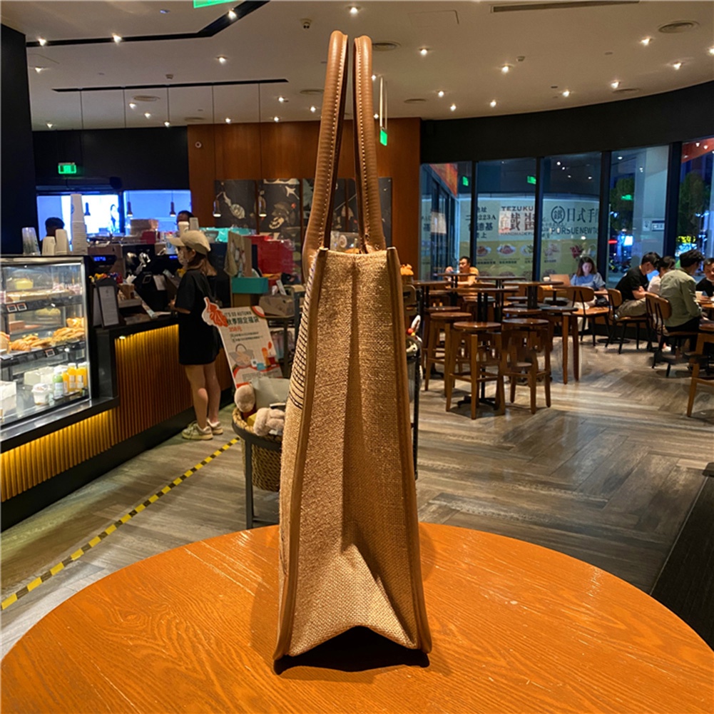 Túi xách tote vải bạt Starbucks 2021 kỷ niệm 50 năm phong cách retro cho nữ