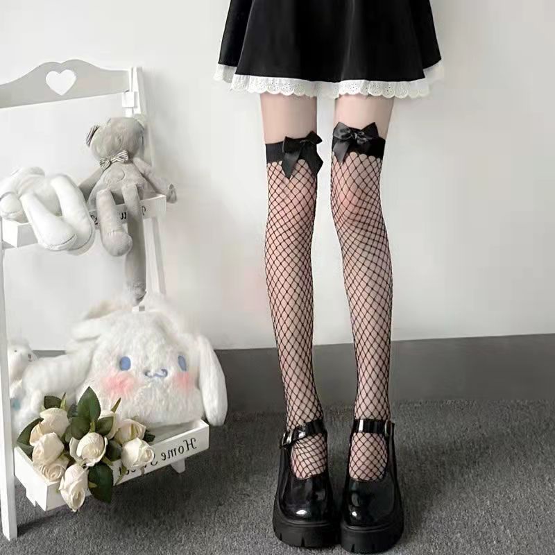 Vớ Lưới Dài Đính Nơ Quyến Rũ Cho Nữ