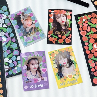 Rose sticker _hình dán trang trí top, card