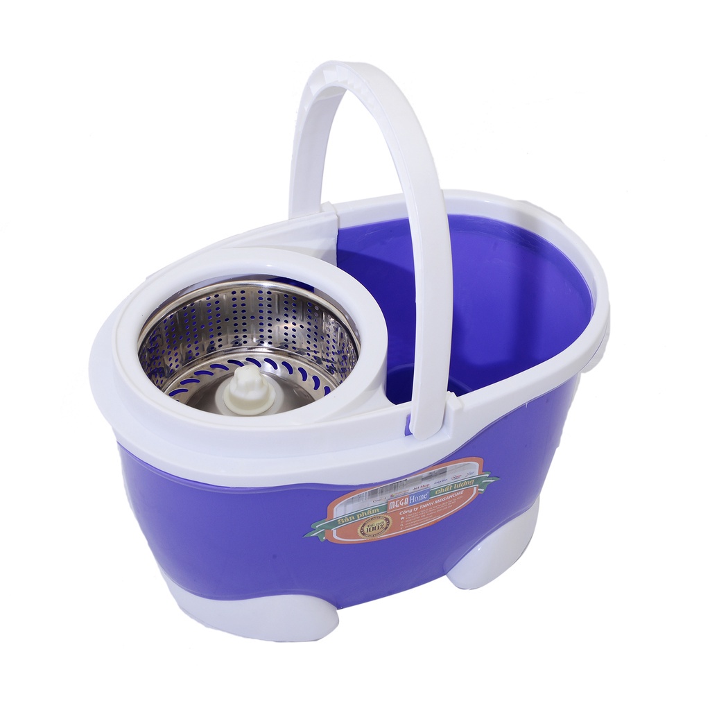 Bộ thùng lau nhà megahome x3 360 độ siêu nhẹ siêu bền