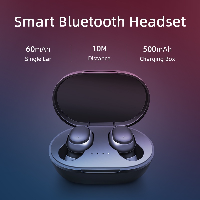 XIAOMI Tai Nghe bluetooth Không Dây A6S Màu Đen Chống Ồn MQLK Dùng Cho android Hoặc ios