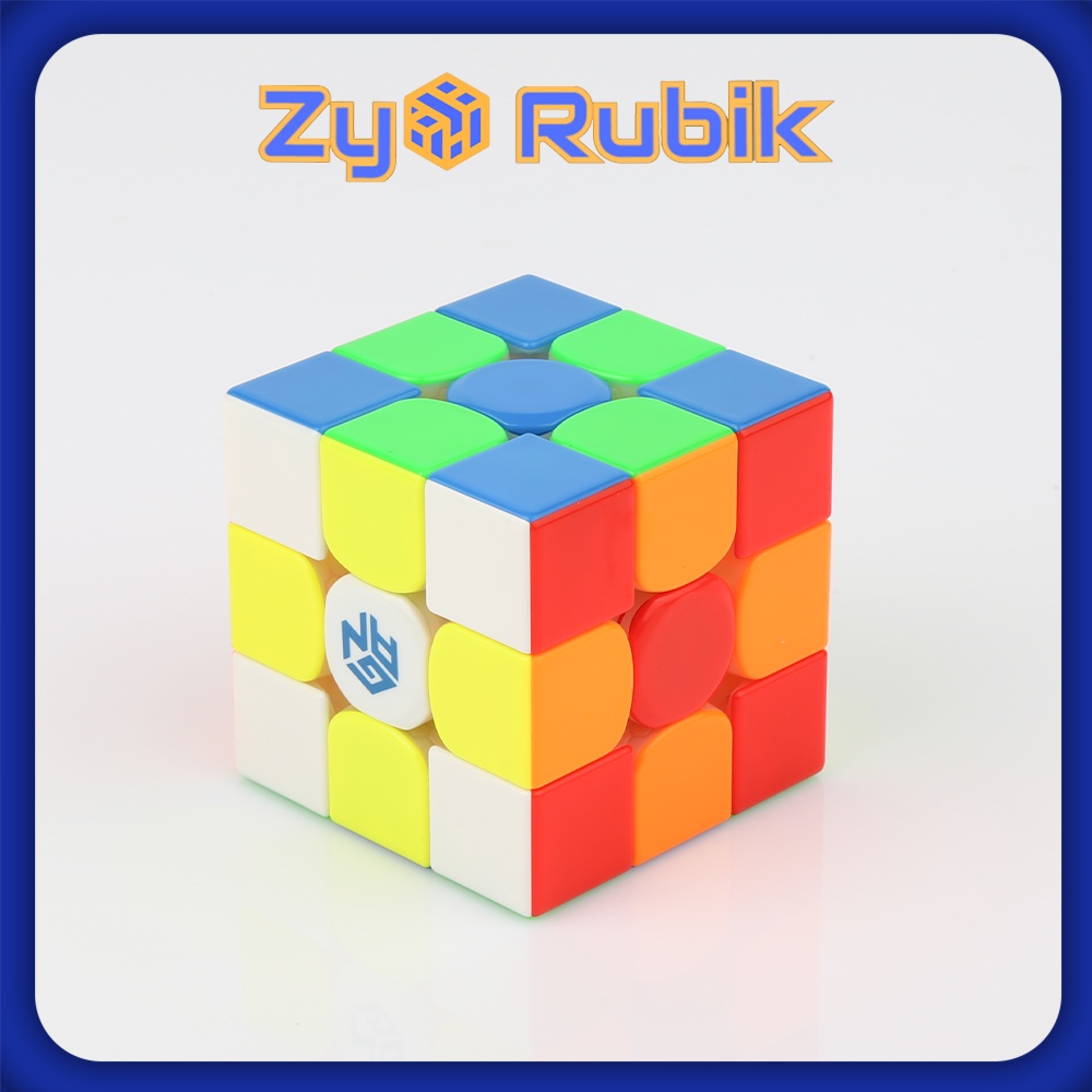 Rubik 3x3 GAN 12 SERIES 3 Maglev UV/ Maglev Matte / Gan 12M LEAP Stickerless không viền - ZyO Rubik