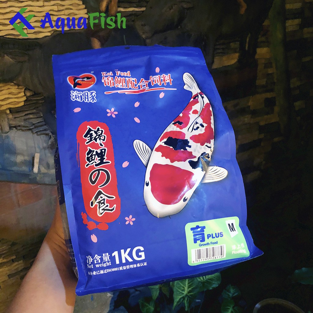 Thức Ăn Cho Cá Koi Porpoise Growth 1kg Size S/M (thức ăn cá koi tăng trọng)