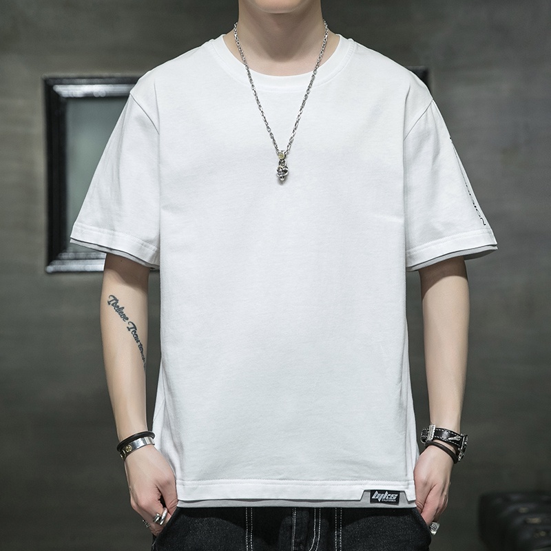 Ready StockÁo Thun Basic  Clothing Áo Phông Nam Cổ Tròn Cotton Oversize Form Rộng Giá Rẻ