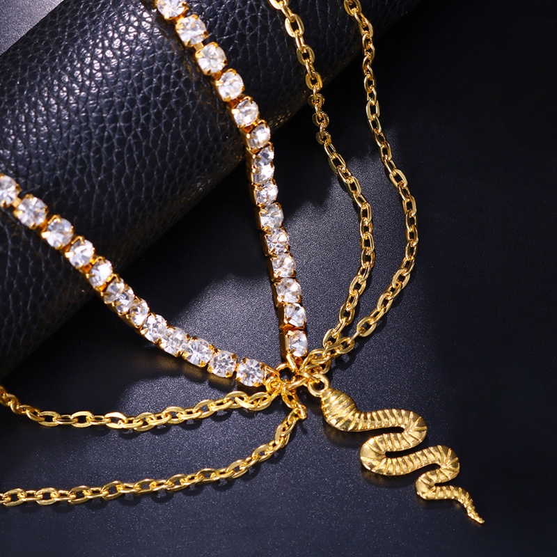 Youyo Chuỗi Vòng Đeo Chân Lủng Lẳng Xỏ Hạt Đá Màu Vàng Kim Phong Cách Goth