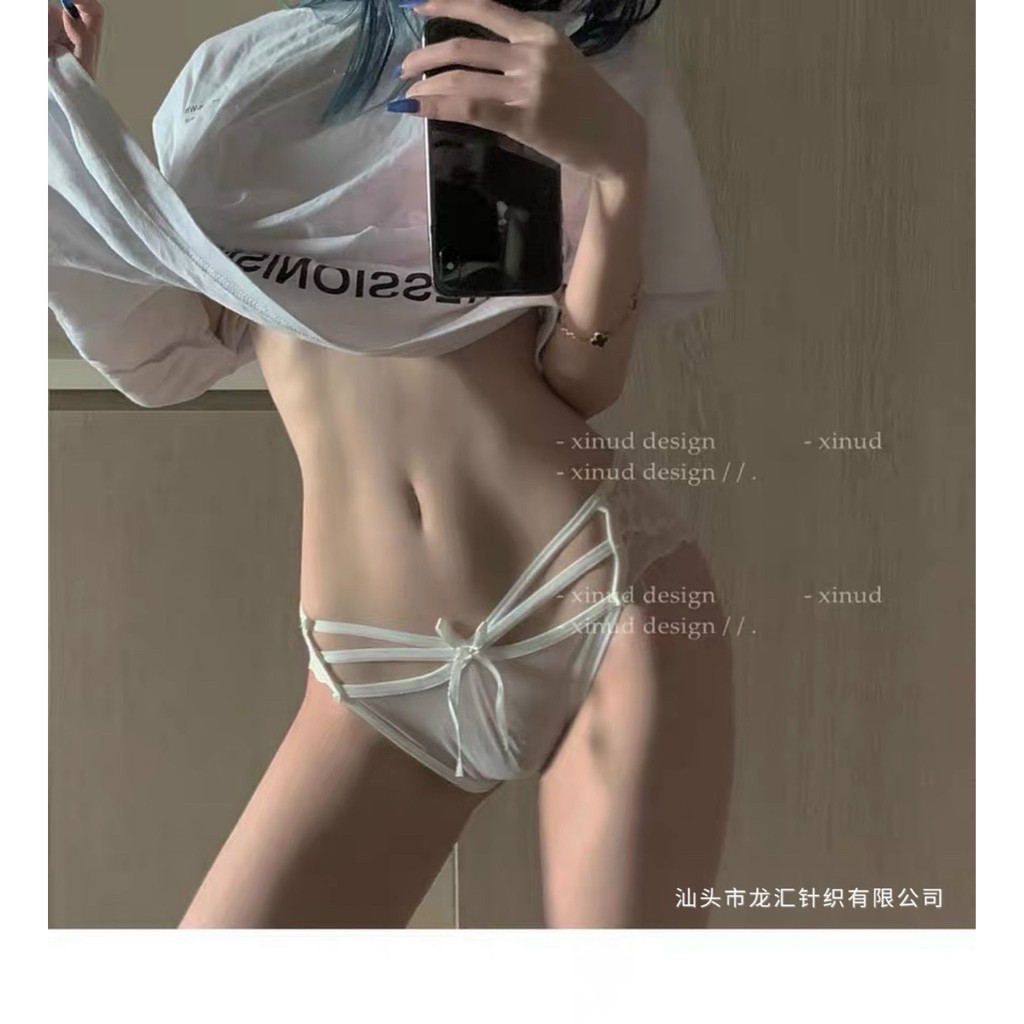 Quần Lót Nữ ❤️FREESHIP❤️ Quần Lót Ren Cao Cấp phối nơ điệu đà mã Y255 | BigBuy360 - bigbuy360.vn