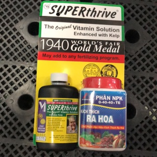 Bộ Supper Thrive và kích thích ra hoa chuyên dùng cho hoa lan