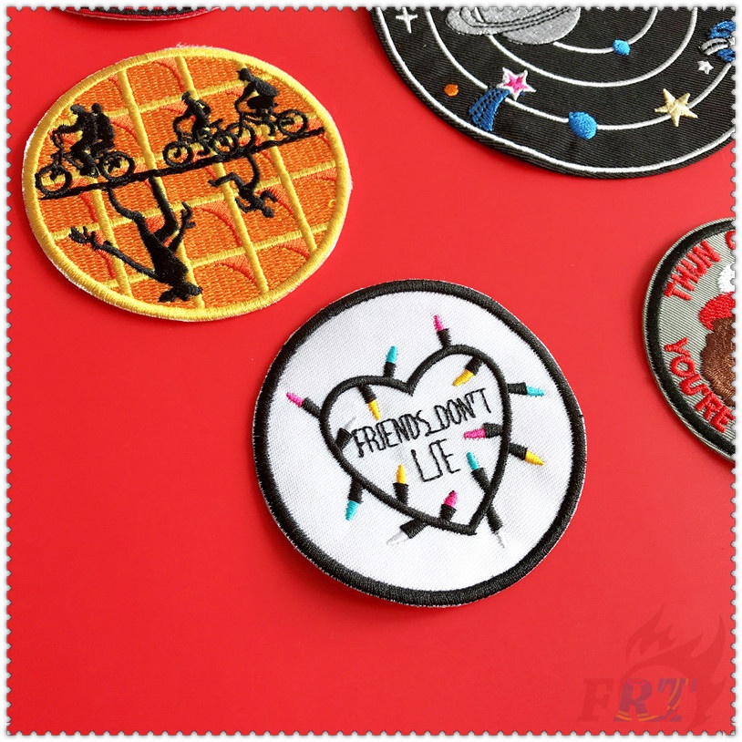 Miếng vá ủi/thêu quần áo họa tiết tiếng Anh độc đáo