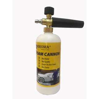Bình phun bọt tuyết HIROMA 02 FULL KẾT NỐI dành cho máy rửa xe HIROMA cho khả năng tạo bọt cực nhiều