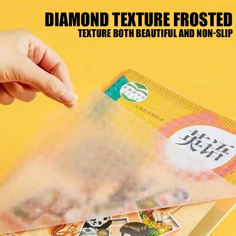 Set 10 Vỏ Bọc Sách Dày Dặn Trong Suốt Chống Nước
