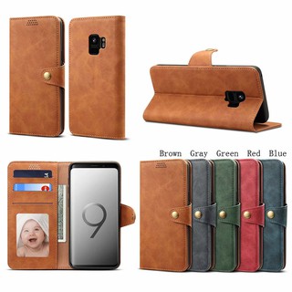 Vỏ bảo vệ Samsung Galaxy S9 / S9 Plus ví Wallet Case S9Plus S9+ Soft Cover Ốp lưng Protector