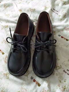 Giày Da trơn Vintage Nữ( Có ảnh thật )