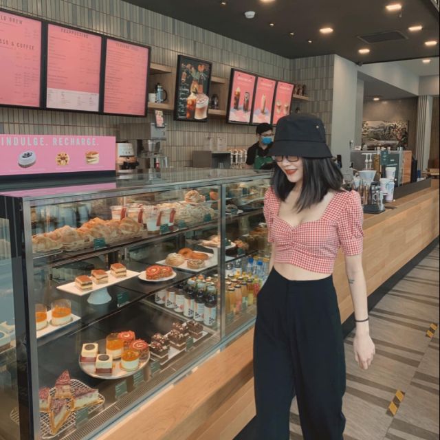 Set áo kẻ caro