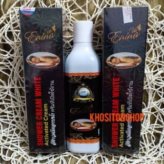 Combo 12 chai sữa tắm trắng than hoạt tính enina