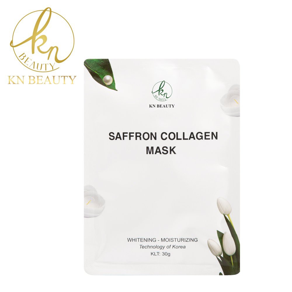 Mặt Nạ Tinh Nhụy Hoa Nghệ Tây KN Beauty Saffron Collagen Mask 30 gram