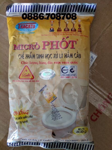 Bột xử lý bồn cầu sinh học Micro phốt 300g