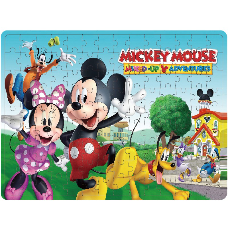 Bộ đồ chơi xếp hình 126 mảnh họa tiết hoạt hình đáng yêu phát triển trí tuệ dành cho trẻ em