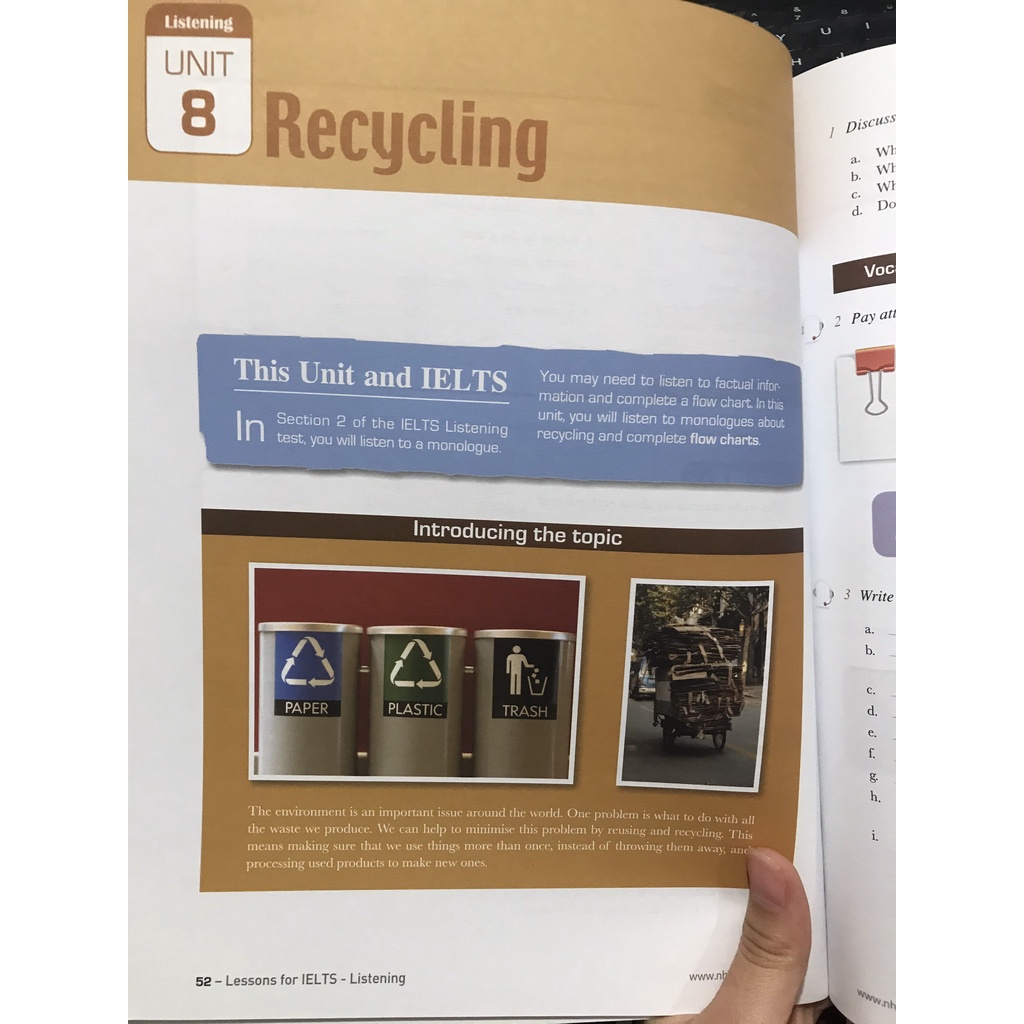 Sách - Lessons for Ielts : Listening