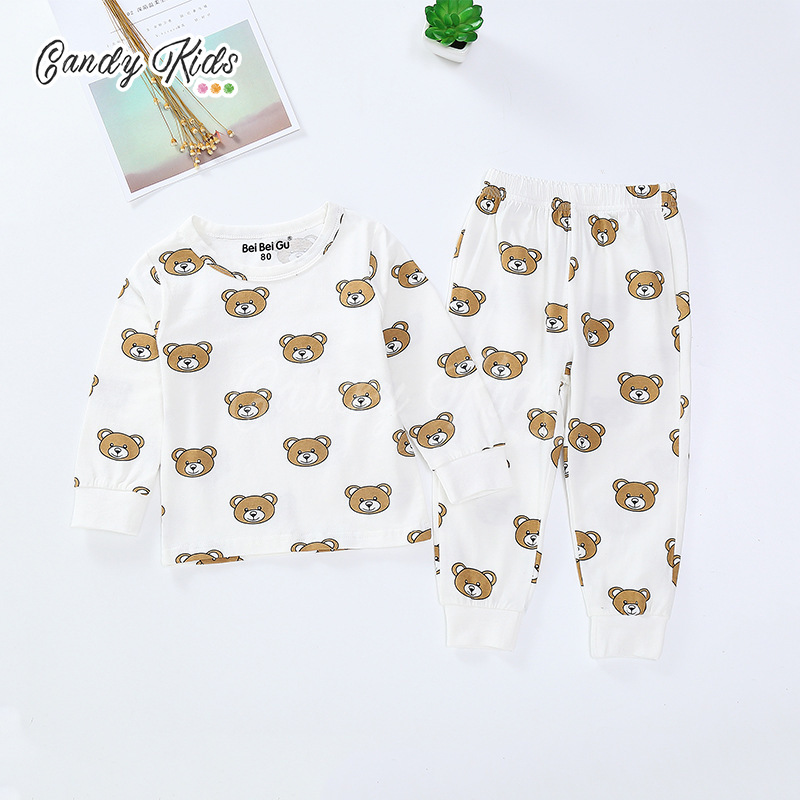 Bộ quần áo ngủ 100% cotton thoải mái cho trẻ em