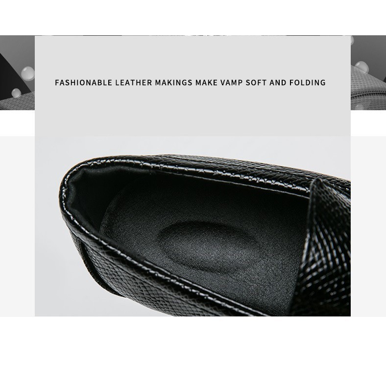 Giày da họa tiết da cá sấu thời trang dành cho nam