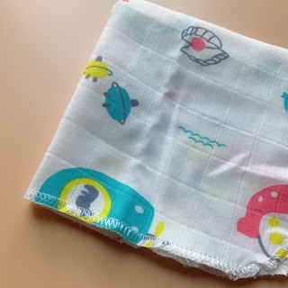 Set 10 Khăn Sữa Cho Bé Sơ Sinh Aden Túi Lưới