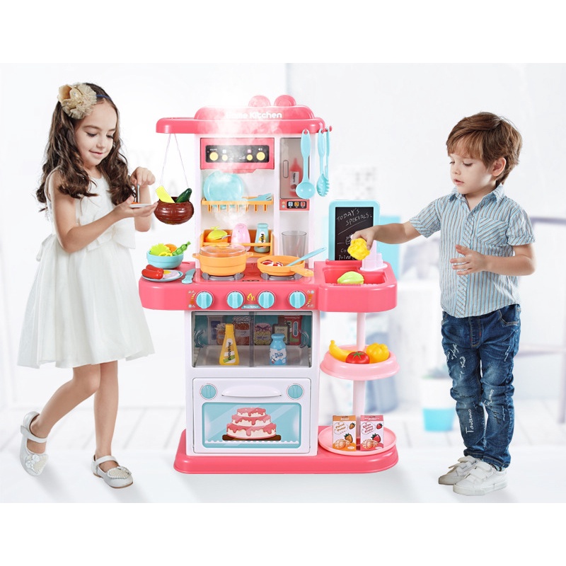 Bộ Đồ Chơi Nhà Bếp Nấu Ăn Cho Bé Gái - Tặng 25 Phụ Kiện Nhà Bếp - Đồ Chơi Trẻ Em
