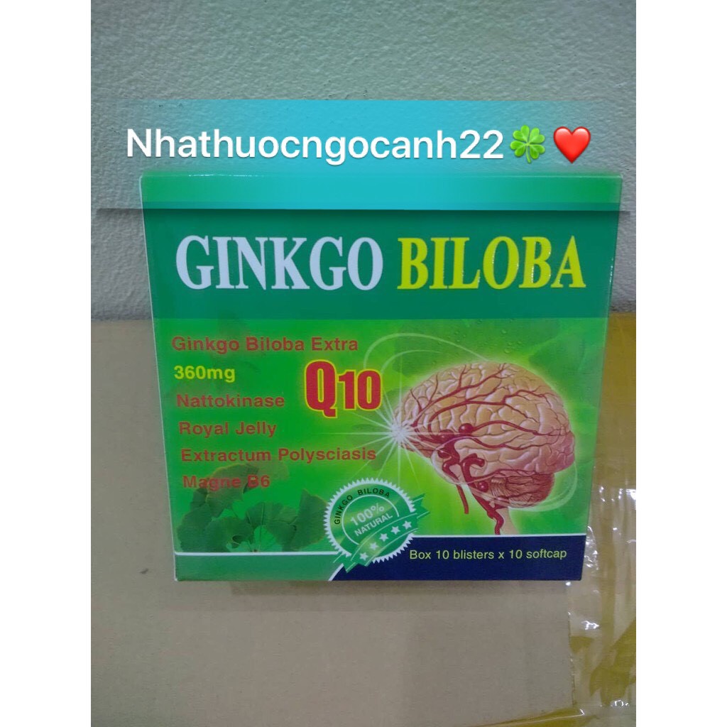 Viên uống bổ não Ginkgo Biloba 240mg (hộp màu xanh )