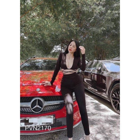 (có mút) set quần ống ôm áo cột dây | BigBuy360 - bigbuy360.vn