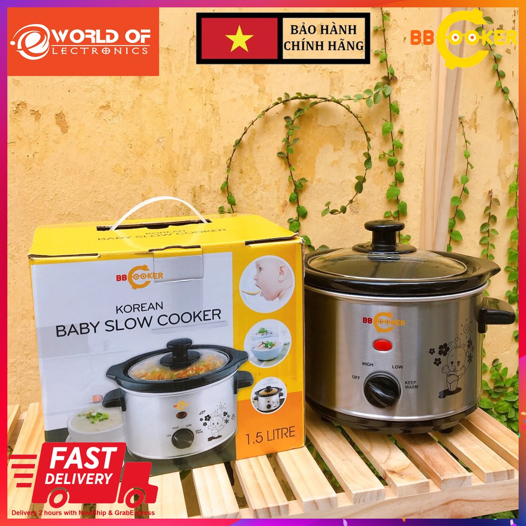 Nồi nấu cháo chậm đa năng BBcooker 1.5 lít