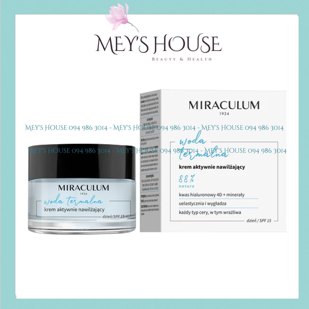 Kem Dưỡng Da Ban Ngày Miraculum Thermal Water Active Cấp Ẩm Chống Nắng 50ml
