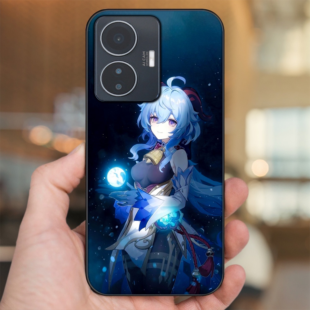 Ốp lưng Vivo Y55 2022 viền đen in hình Ganyu Genshin Impact