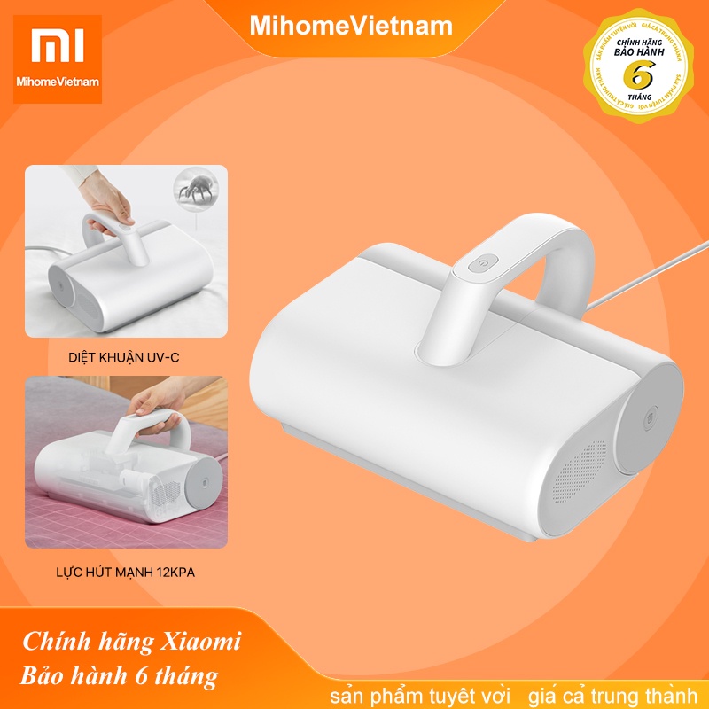 Máy Hút Bụi Diệt Khuẩn UV Xiaomi Mijia MJCMY01DY- Lực Hút Mạnh Đến 12kPa- Hàng Chính Hãng