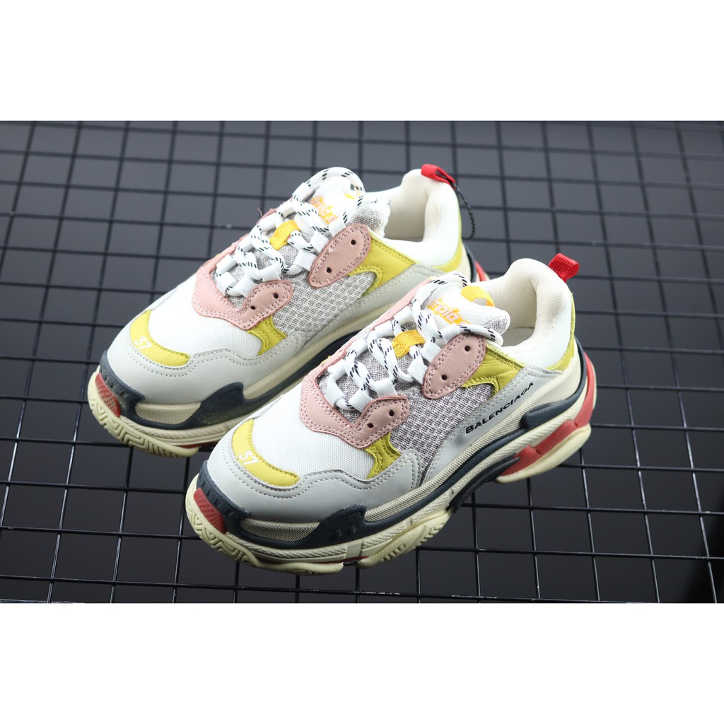 Balenciaga Triple S Trắng +Hồng